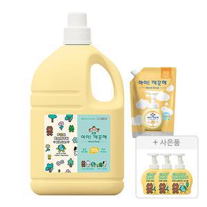 아이깨끗해×라인프렌즈 핸드워시 순, 4.5L, 1개 + 핸드워시 순, 리필, 600ml, 1개 +