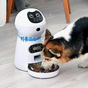 강아지 고양이 자동 급식기 펫토이자동급식기 티류으스