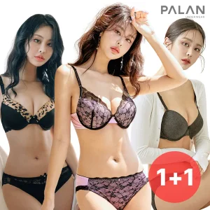 [PALAN]30% 1+1 브라팬티세트 노와이어/ABCD컵/빅사이즈/여성속옷
