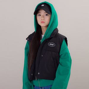 [디디오] G.페이니 크롭 패딩 조끼 GWFOU04
