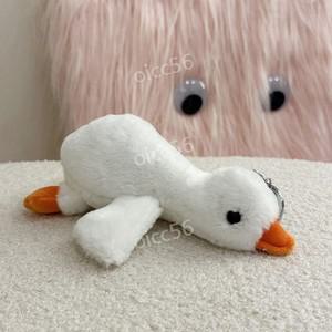 귀여운 흰색 거위 키링 인형키링 지갑 가방 홀더 파우치 열쇠고리