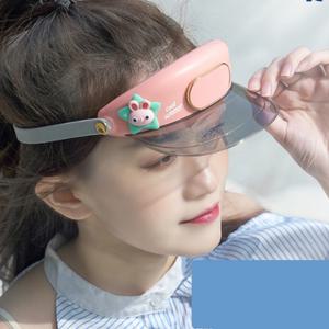야외활동 캠핑 유아 어린이 선캡 서큘레이터 휴대용 썬캡 선풍기