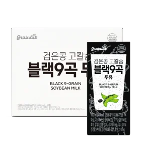 [T멤버13,270원]그레인랩 검은콩고칼슘 블랙9곡두유 190ml, 40개입, 1개