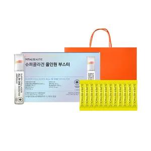 바이탈뷰티 슈퍼콜라겐 올인원부스터 28일분, 1개+슈퍼레티놀 4포,3개+쇼핑백,1개