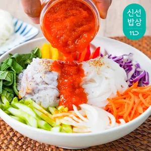 [최종혜택가18,900원]한치 물회 2인세트+물회용 혼합 야채증정
