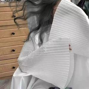 고급 미용실 커트보 헤어커트 플리츠스타일 헤어샵 미용가운 헤어용품 이발사 CHEN-01