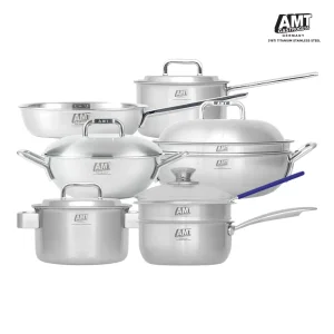 독일 AMT 316Ti 스테인리스스틸 편수 양수 냄비 파티웍 기획