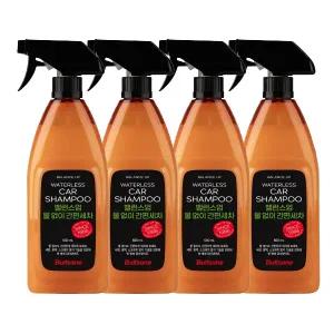 [혜택가16,800원] 불스원 밸런스업 물없이 간편세차 600ml, 4개