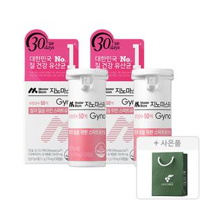 뉴트리 질유산균 마스터바이옴 지노마스터 30일분, 2개 + 증정(쇼핑백, 미니, 1개)