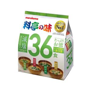 마루코메 료테이노 아지 36식 미소시루 저염 된장국, 549g