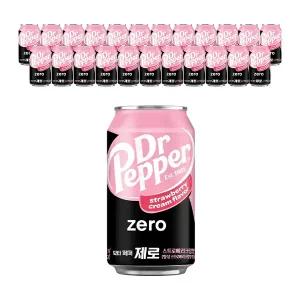 닥터페퍼 제로 스트로베리크림 350ml, 24개