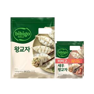 [CJ] 비비고 왕교자 1.05kg, 1개 + 새우왕교자 315g, 2입, 1개