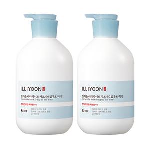 [아모레] 일리윤 세라마이드아토6.0 탑투토워시 1000ml, 2개
