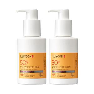 [아모레] 일리윤 저자극이지워시 선크림 150ml, 2개