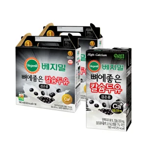 베지밀 뼈에좋은칼슘검은콩 두유 190ml 32팩