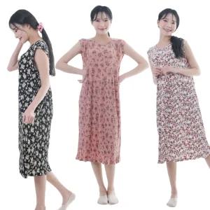 민소매 나시 플리츠 냉장고 원피스잠옷 빅사이즈 홈웨어원피스