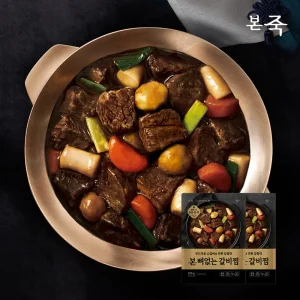 [내일도착] 본죽 뼈없는 소갈비찜 700g X 2팩