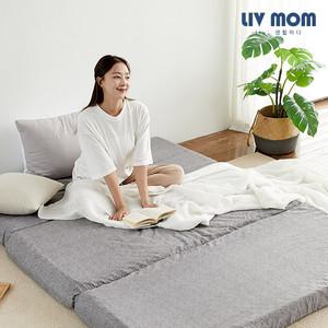 리브맘 3단 접이식 매트리스 토퍼 11cm