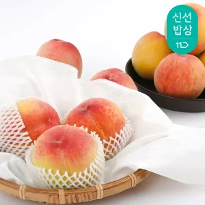 올해 마지막! 부드러운 황도복숭아 2kg (9-10과)