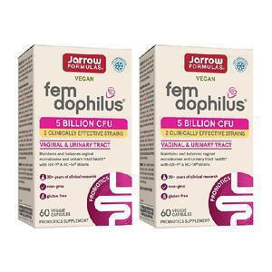 2개 Jarrow Formulas 자로우포뮬러스 여성유산균 펨도피러스 50억 60정