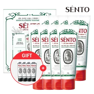 센.토 프라임 고불소 구.취케어 치약 아쿠아민트향 120g 8개 +블랙차콜 4개