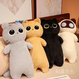 네이처타임즈 초롱초롱 고양이 인형 바디필로우 티류으스