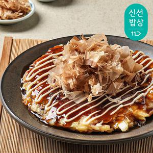 [프로즌] 6가지 재료, 가스오부시 듬뿍 오코노미야끼 1팩+1팩 (350g+350g)