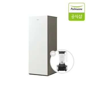 풀무원 김치냉장고 120L 매트글라스 화이트 KS120DG1YY (전용 김치통 4.5L 4개 + 9L 3