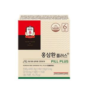 정관장 홍삼환플러스150환 1일1회1포(5환) 홍삼정환 리뉴얼 홍삼정 상황버섯 차가버섯