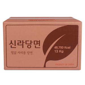 바로소스 신라 납작당면 13kg 대용량 업소용 당면 사리 잡채 전골