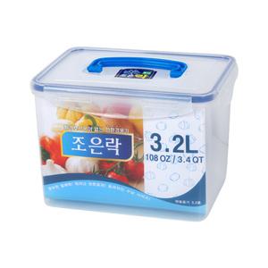 조은락 밀폐용기 투명(3.2L) 김치통 BN 보관용기 반찬