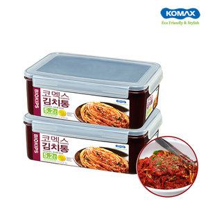 코멕스 바이오킵스 김치통(5.2Lx2개)김장통 밀폐용기