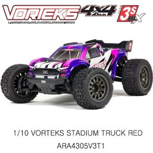 [무선 RC카] [ARA4305V3T2] ARRMA 1/10 VORTEKS 4X4 3S BLX Stadium Truck RTR, Purple-충전기,배터리 별도