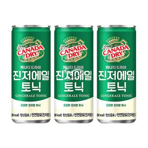 캐나다드라이 진저에일 250ml/ 20캔 낱개 포장