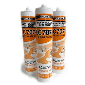 바이오 실리콘 LC707 270ml / 럭키 곰팡이 실란트 욕실 주방 지하실 화장실 세면대 욕조