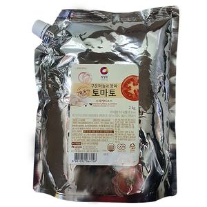 청정원 구운마늘과 양파 토마토 스파게티소스2kg 1개