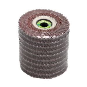 디스크 휠 페이퍼 4호 10개입 100mm 40방 해바라기 타입 그라인더용 사포 연마지
