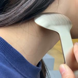 방짜 미니국자괄사 하트형 마사지기