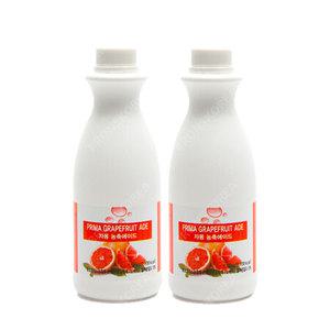 쥬피터 자몽 농축에이드 1.12kg 2개 음료베이스 원액