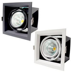 포커스 파30 LED사각멀티1구 20W 전구색 COB LED사각매입등 다운라이트 매장조명