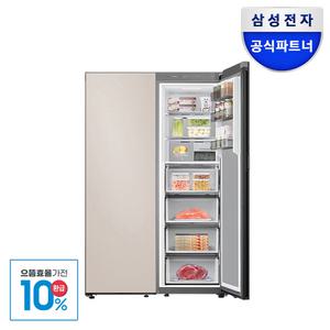 [으뜸효율]삼성전자 비스포크 2도어 냉장고 비스포크 RR40C7985AP+RZ34C7955AP 메탈쿨링 도어 756L