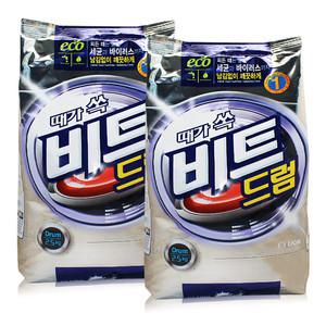 비트 드럼용 가루세제 리필 2.5kg 2개