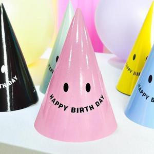 [OFLM486S]핑크스마일 생일파티장식 6개입 공주파티