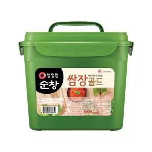 청정원 순창 쌈장 골드 4.8kg(사각) 엄마손맛 한식 반찬 만능소스 밥도둑 삼겹살