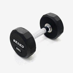 [베스코] 12각 아령 덤벨 홈트 홈짐 헬스장 pev 뎀벨 세트 3kg - 40kg 낱개