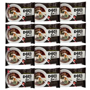 한일식품 본고장 메밀 소바 211.7g 12개