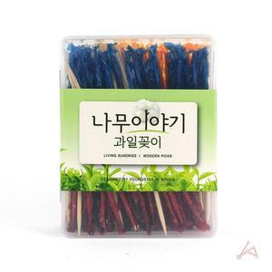 [XBK494NK_48]과일 이쑤시개 꼬지 과일포크 과일이쑤시게