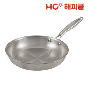 [해피콜][본사직영] 해피콜 스테이 통3중 IH 스텐 프라이팬 24cm