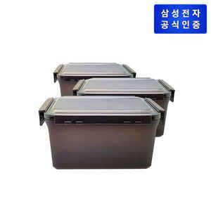 [삼성] 투명 김치통 8L 3개 S-080S03 (김치플러스 420L 상칸)