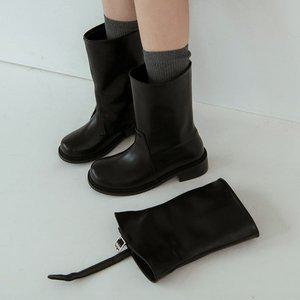 [소보제화]에이진 단화 워머 미들부츠 3cm